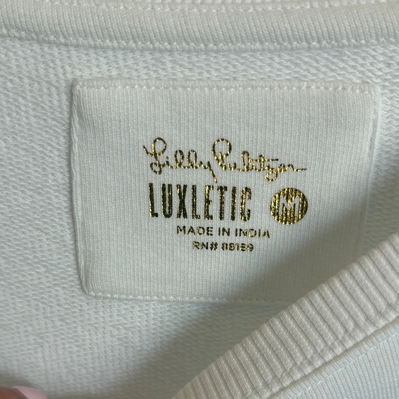 Lilly Pulitzer Luxletic White Sweater - Picture 2 of 3